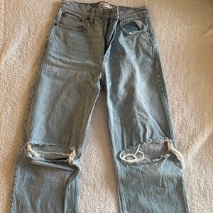 Abercrombie 90s Relaxed Distressed Jeans